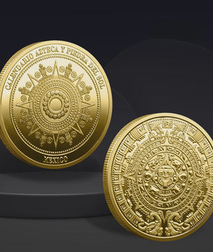 Maya Kalender Munt - Azteken Souvenir Coin Mexico