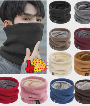 Warme Gebreide Nekwarmer & Sjaal voor Dames en Heren - Ideaal voor Winter Sporten