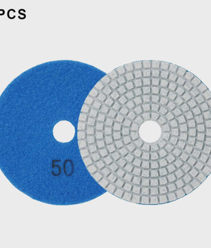4-Inch Diamant Polijstschijven Set (30-10000 Grit) voor Nat/Droog Gebruik - Steen, Beton, Marmer