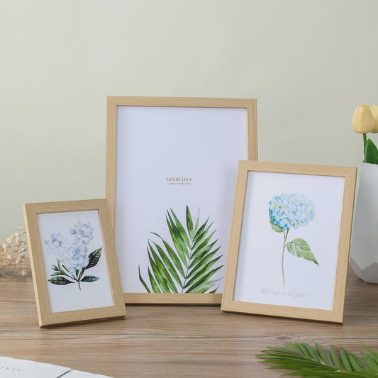 Houten Fotolijst - Ophangbaar & Staand - Diverse Maten (10x15 t/m A4)