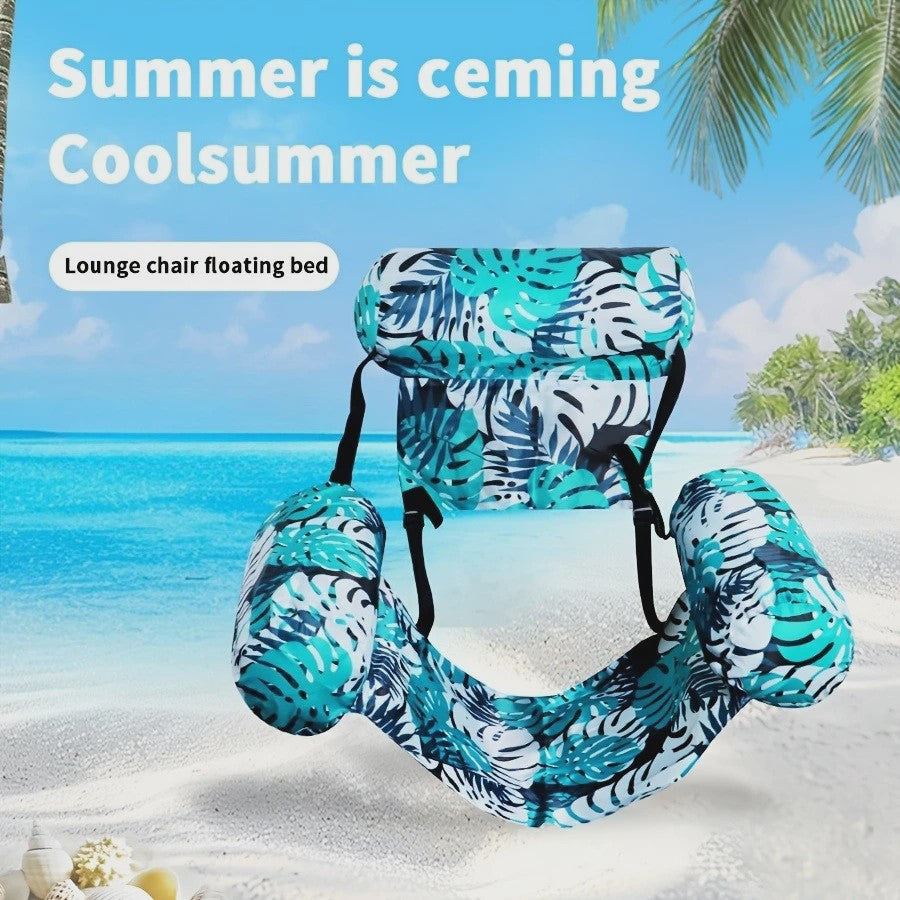 Opblaasbare Lounge Stoel - Opvouwbaar & Draagbaar Zwembad Drijver voor Zomerplezier