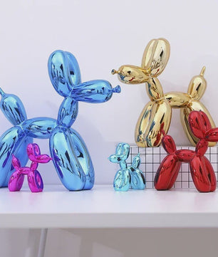 Glanzende Ballonhond Sculptuur - Stijlvolle Decoratie voor Huis & Kantoor