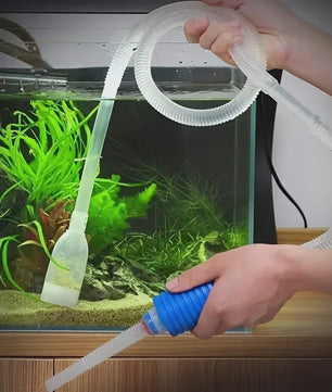 Aquarium Waterwisselaar & Reinigingsset - 1.4m Sifon Pomp voor Aquarium Onderhoud