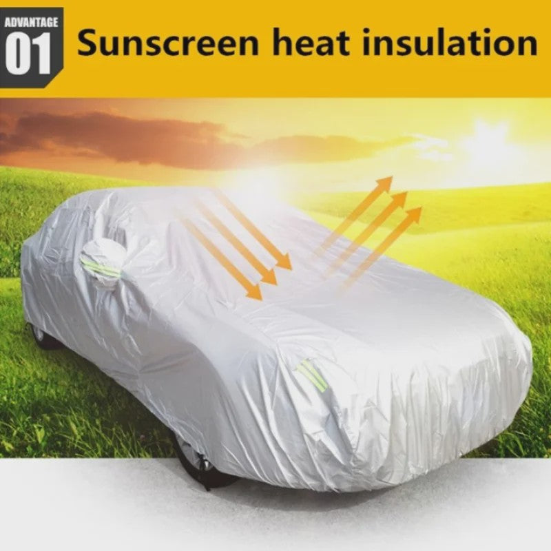 Universele Autohoes Outdoor - Waterdicht, Zonwerend, Stof- en Sneeuwbestendig