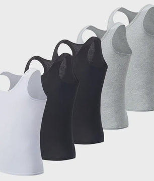 Heren Katoenen Tanktop - Comfortabele Fitness Vest met Ruime Maten