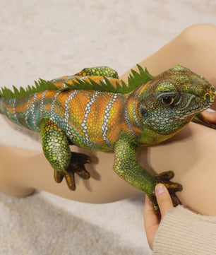 Zachte Baardagaam Pluche Speelgoed - 50cm Realistisch Reptiel Knuffel, Cadeau & Decoratie