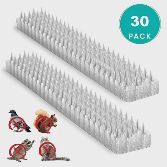 Set van 10, 20 of 30 Anti-Vogel Prikkers - Duurzame PVC Spikes voor Tuin, Hekken en Dakgoten