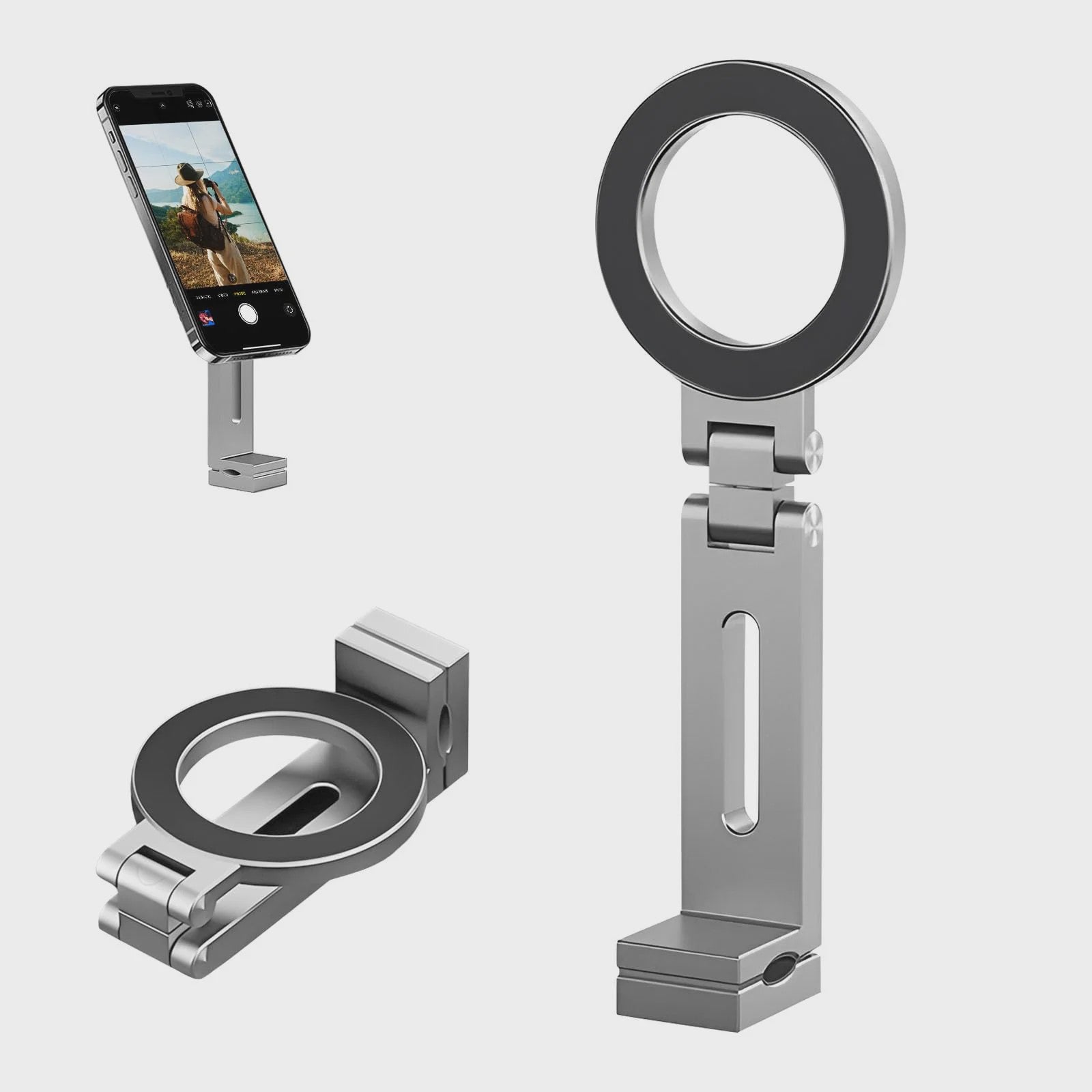 Magnetische Telefoonstandaard: Draagbaar, Opvouwbaar & Verstelbaar voor iPhone