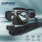 COPOZZ Professioneel Duikmasker & Snorkelset - Anti-condens, Gehard Glas