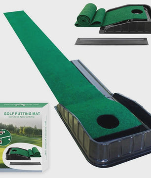 Golf Putting Mat met Automatische Bal Retour - Oefen je Putt Slag Thuis
