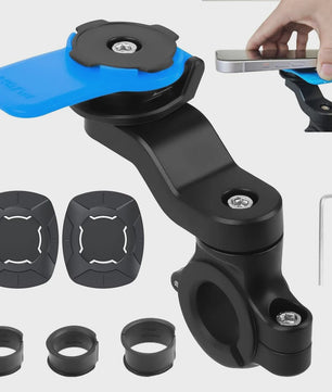 Universele Motor & Fiets Telefoonhouder - 360° Draaibaar & Afneembaar