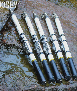 JOSBY Telescopische Vishengel - Carbon Fiber - 1.5M tot 3.0M