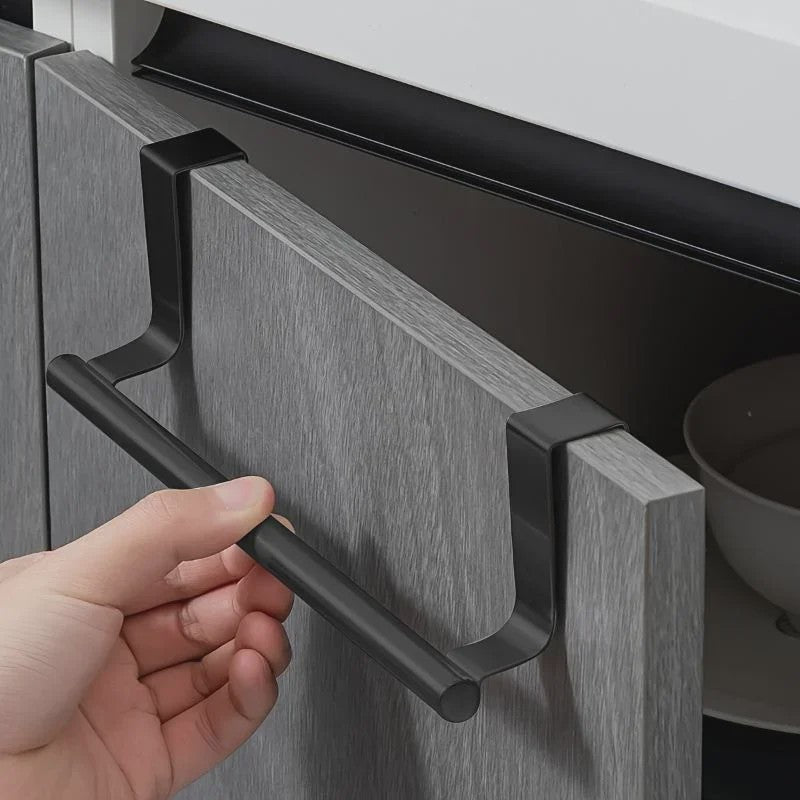 Deurhanddoekhouder - Ophangrek voor Keuken & Badkamer - Zonder Boren