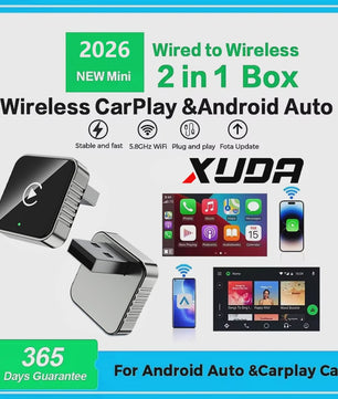 Draadloze CarPlay & Android Auto Adapter - USB naar Draadloos