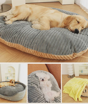 HOOPET Zacht Hondenkussen & Kattenmand - Comfortabel Slaapbed voor Kleine tot Grote Huisdieren