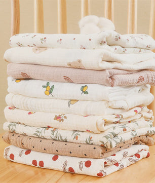 80x65cm Muslin Baby Swaddle Deken - Zacht Katoen voor Newborns, Kinderwagens & Dutjes
