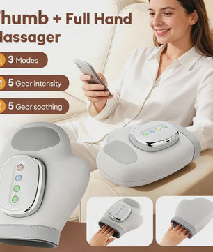 Elektrische Handmassager met Luchtdruk & Vibratie - Ontspan Handen, Polsen & Vingers