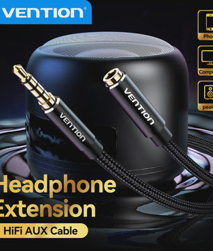 Vention 3.5mm Audio Verlengsnoer - Stereo AUX Kabel voor Koptelefoon, Speaker & Microfoon