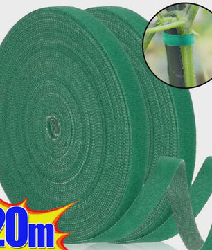 20 Meter Herbruikbare Plantenband - Verstelbare Nylon Tuinband voor Plantensteun