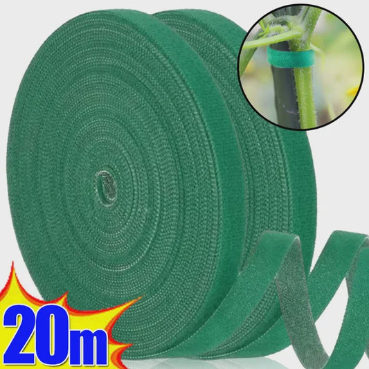 20 Meter Herbruikbare Plantenband - Verstelbare Nylon Tuinband voor Plantensteun