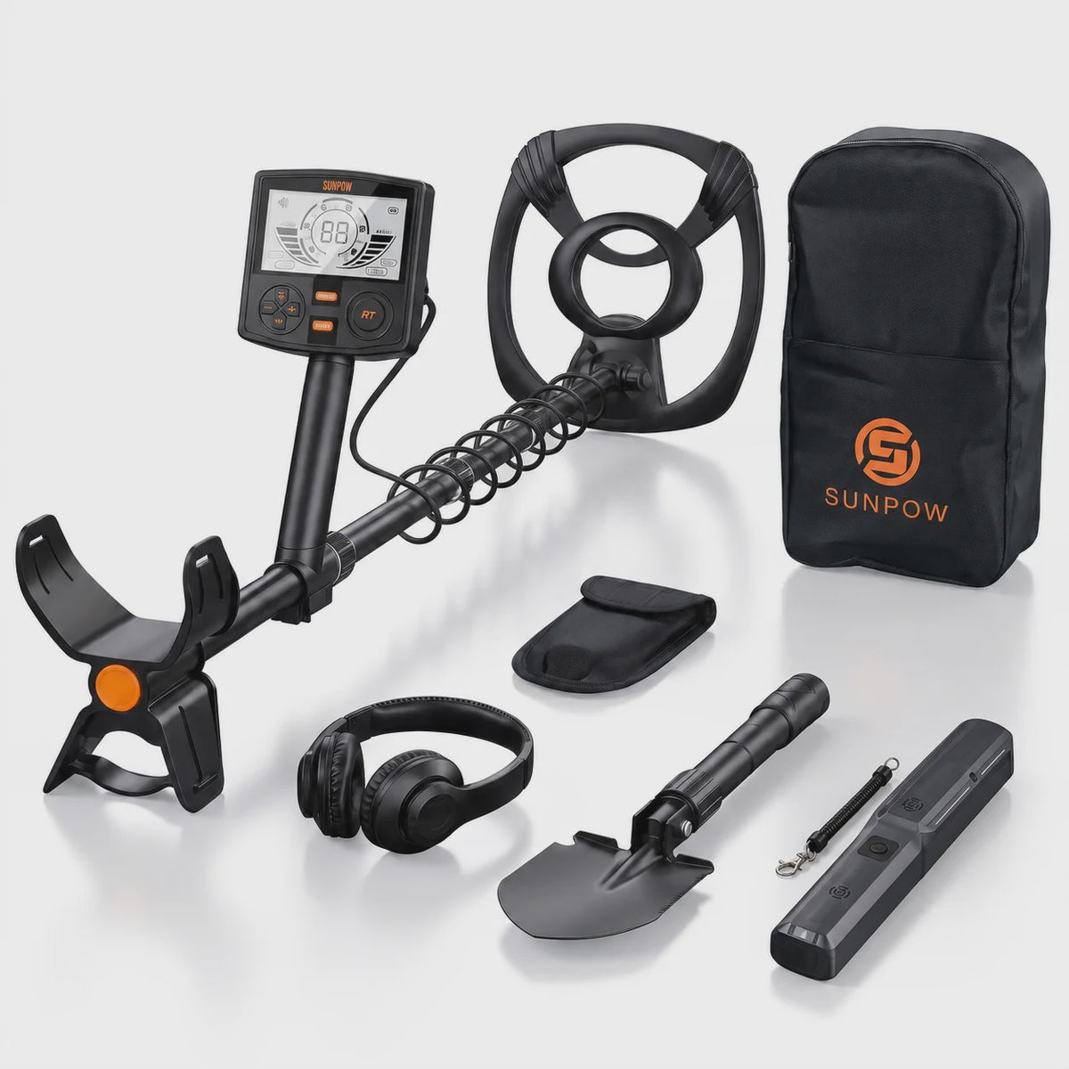 SUNPOW Professionele Metaaldetector Kit met Pinpointer - Waterdicht & Hoge Precisie
