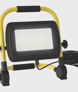 Homcom LED Werkspot 4250 Lumen IP65 Weerbestendig Draagbaar Geel