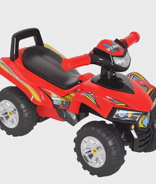 Kinder Loopquad met Licht & Geluid - Rood/Zwart (12-36 mnd)