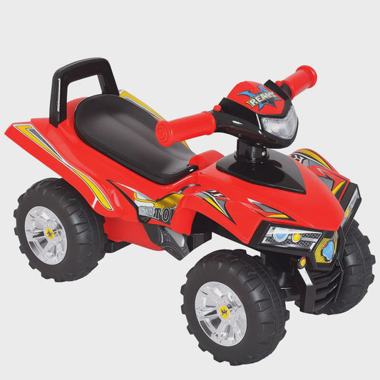Kinder Loopquad met Licht & Geluid - Rood/Zwart (12-36 mnd)