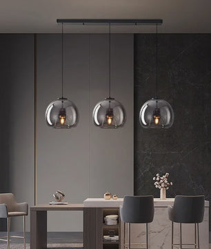Moderne Glazen Hanglamp - Stijlvolle Plafondlamp voor Eetkamer & Interieur