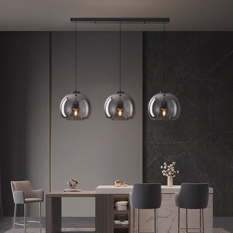 Moderne Glazen Hanglamp - Stijlvolle Plafondlamp voor Eetkamer & Interieur