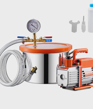 Vacuümkamer Kit met 3.5CFM Pomp & 4.92ft Slang - 1.5/3/5 Gallon