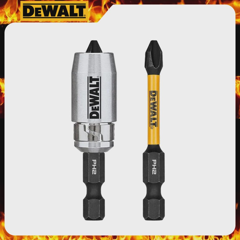 DEWALT FlexTorq PH2 Schroefbit & Magnetische Houder Set (2-delig, 1/4" x 2-1/4")