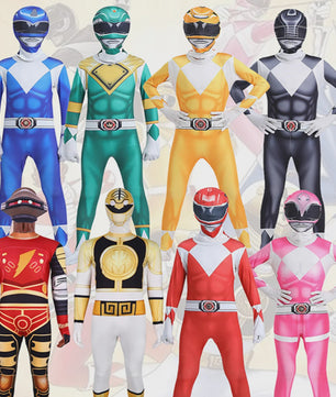 Samurai Sentai Shinkenger Rangers Cosplay Jumpsuit - Compleet Ranger Kostuum