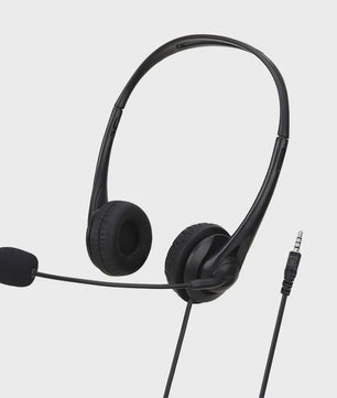 3.5mm/USB Computer Headset met Noise Cancelling Microfoon - Stereo Bedraad