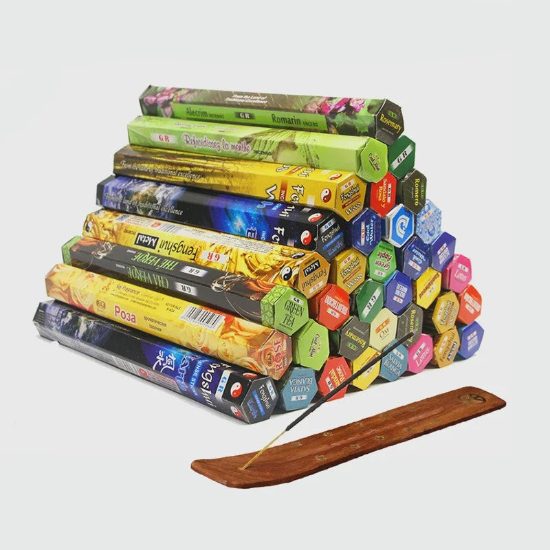 Indiase Wierook Sticks: Palo Santo & White Sage - 20 Stuks voor Meditatie en Luchtverfrissing