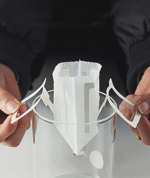 50/100 Stuks Wegwerp Koffiefilter Zakjes - Draagbaar Hangend Oor voor Drip Koffie & Thee