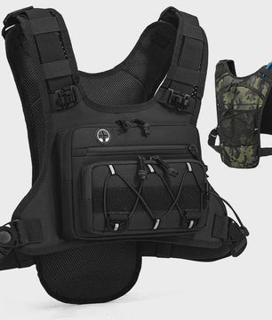 Tactisch Borstvest met Hydratatie en Opbergvakken - Ideaal voor Outdoor Sporten