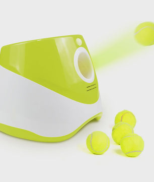 Automatische Tennisbal Werper voor Honden - Interactief Speelgoed met 3 Ballen