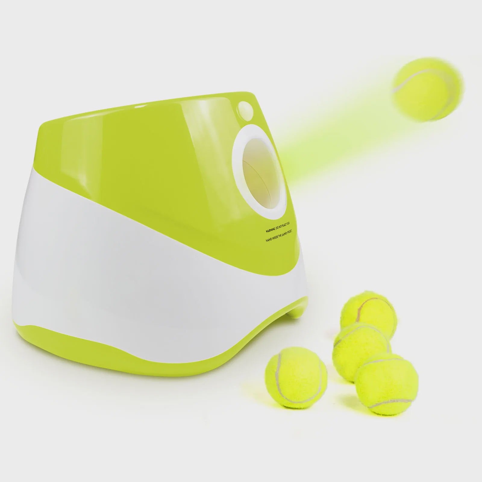 Automatische Tennisbal Werper voor Honden - Interactief Speelgoed met 3 Ballen