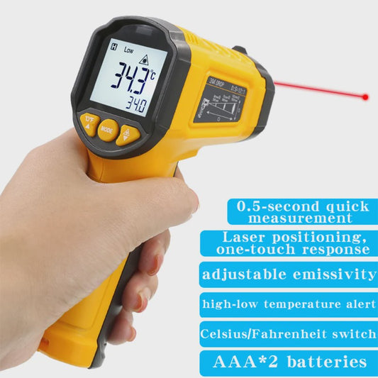 HYTAIS TS380/TS600 Infrarood Thermometer - Contactloze Temperatuurmeter