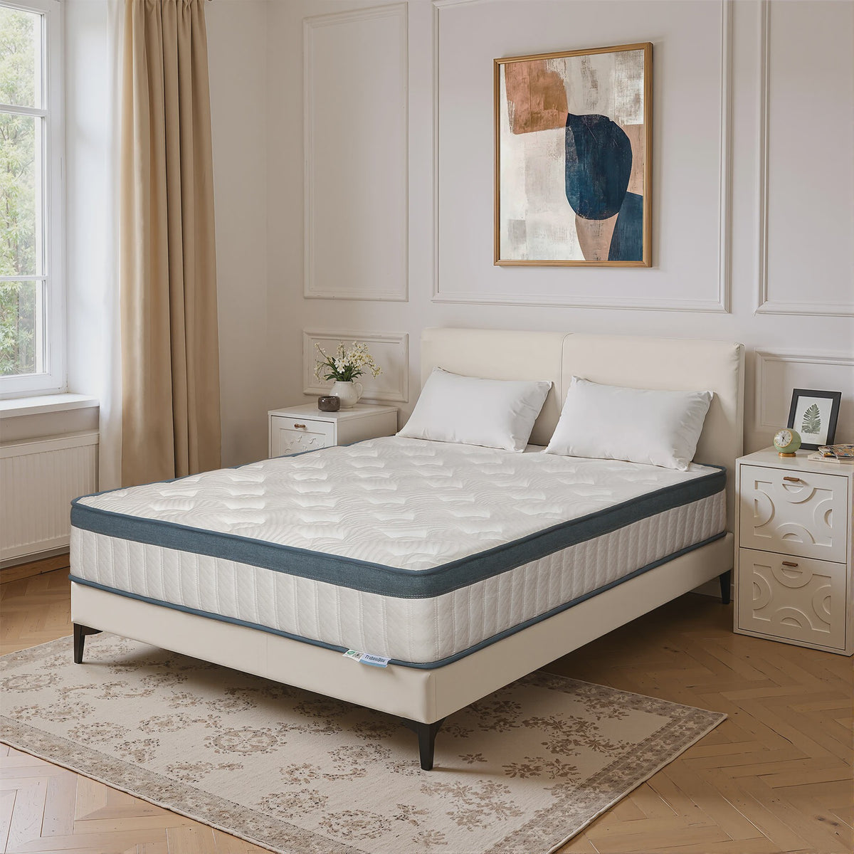 Pocketvering Matras 160x200 cm - 7-Zoons Orthopedisch, Medium Hardheid (H3)