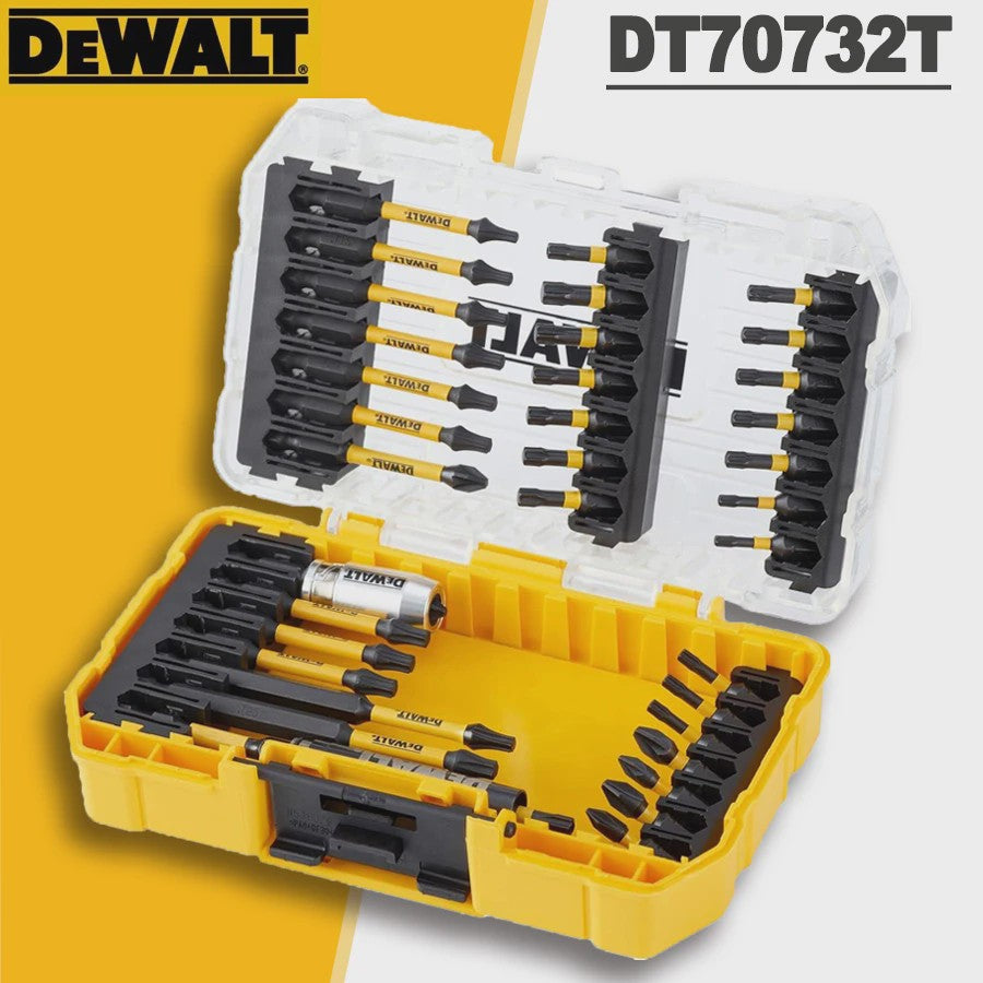 Dewalt 29-delige Schroefbitset met Robuuste Koffer - DT70734T-QZ