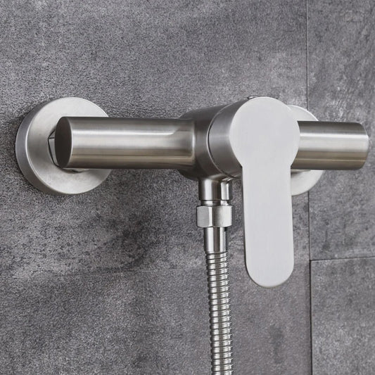 Douchekraan RVS - Thermostatisch Mengkraan met Regenfunctie & Dubbele Uitloop