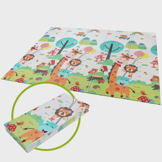 Opvouwbare Speelmat Baby & Kind 180x160x1cm - XPE Foam, Antislip, Dubbelzijdig
