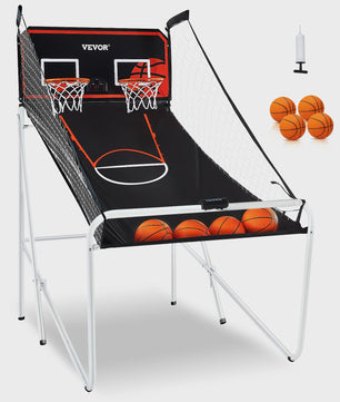 Dubbel Basketbal Arcade Spel - 2 Spelers, 8 Modi, Inclusief 4 Ballen