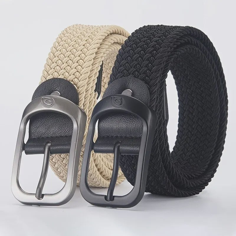 Elastische Geweven Riem Heren & Dames - Comfortabel, Stijlvol & Geen Gaten Nodig