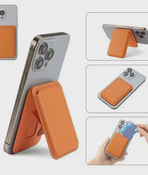 Magnetische Kaarthouder Portemonnee Hoesje met Standfunctie voor iPhone (MagSafe)