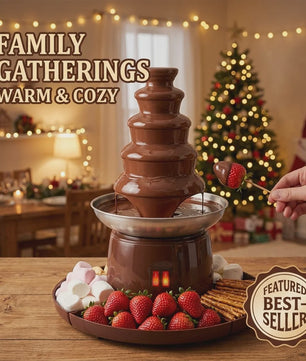 6-Laags Chocoladefontein met Fruitplateau - Perfect voor Feestjes en Thuisgebruik