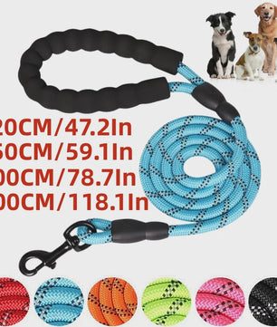 Sterke Hondenlijn met Zacht Handvat - 120/150/200/300cm - Voor Kleine tot Grote Honden