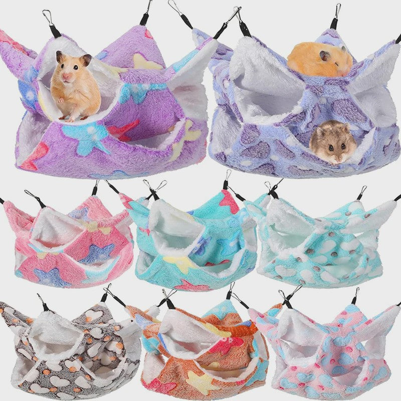 Comfortabele Knaagdier Hangmat - Zacht & Veilig - Voor Hamsters, Ratten & Cavia's